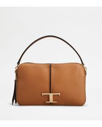 Tod's - T Timeless Camera Bag In Leather Small - Lyst