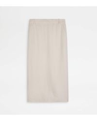 Tod's - Midi Skirt - Lyst