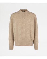 Tod's - Round-Neck Jumper - Lyst