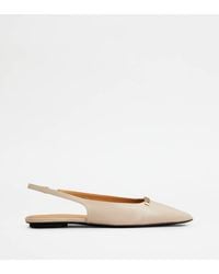 Tod's - Slingback Ballerinas - Lyst