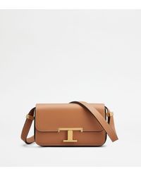 Tod's - Umhängetasche T Timeless Aus Leder Micro - Lyst