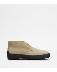 Tod's - Winter Gommino Desert Boots - Lyst