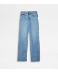 Tod's - Bleached 5 Pocket Jeans - Lyst