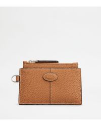Tod's - Neck Card Holder In Leather - Lyst