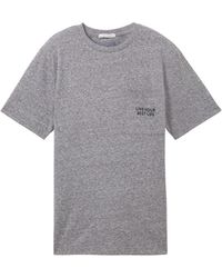 Tom Tailor - Jungen Basic T-Shirt mit recyceltem Polyester - Lyst
