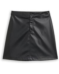 Tom Tailor - DENIM Mini-Rock in Leder-Optik - Lyst
