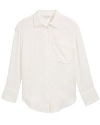 Tom Tailor - Oversize Musselin Hemdbluse - Lyst