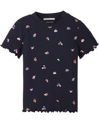 Tom Tailor - Mädchen T-Shirt mit LENZING(TM) ECOVERO(TM) - Lyst