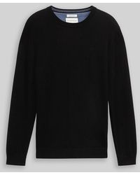 Tom Tailor - Strickpullover aus Baumwolle - Lyst