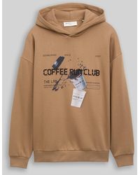 Tom Tailor - DENIM Relaxed Fit Hoodie Sweatshirt mit Print - Lyst