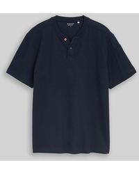 Tom Tailor - Henley T-Shirt mit Waffelstruktur - Lyst
