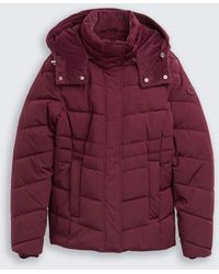 Tom Tailor - Puffer-Jacke mit abnehmbarer Kapuze - Lyst
