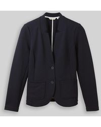 Tom Tailor - Slim Fit Blazer mit Ottoman Struktur - Lyst
