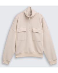Tom Tailor - DENIM Loose Fit Troyer Sweatshirt aus Scuba - Lyst