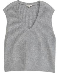Tom Tailor - Ripp Pullunder mit V-Ausschnitt - Lyst