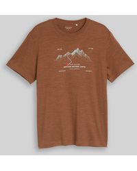Tom Tailor - T-Shirt mit Print - Lyst