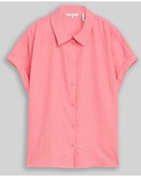 Tom Tailor - Loose Fit Bluse mit Leinenanteil - Lyst