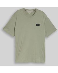 Tom Tailor - Plus Size - T-Shirt aus Baumwolle mit Logo-Badge - Lyst