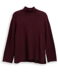 Tom Tailor - Plus Size - Loose Fit Strickpullover mit Stehkragen - Lyst
