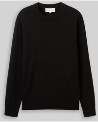 Tom Tailor - DENIM Basic Strickpullover aus Baumwolle - Lyst
