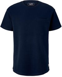 Tom Tailor DENIM Basic T-Shirt - Blau