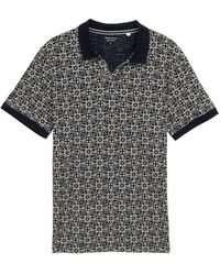 Tom Tailor - Jersey Poloshirt mit Print - Lyst