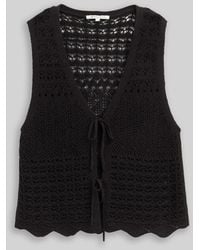 Tom Tailor - DENIM Strickwesten mit Lochmuster - Lyst