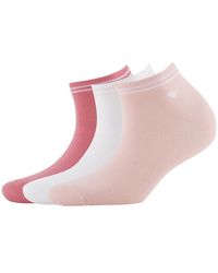 Tom Tailor Kinder Sneakersocken im Dreierpack - Pink