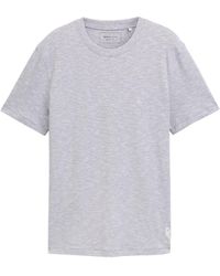 Tom Tailor - DENIM Basic T-Shirt in Melange-Optik - Lyst