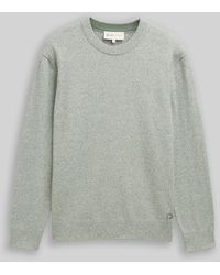 Tom Tailor - DENIM Basic Strickpullover aus Baumwolle - Lyst
