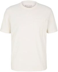 Tom Tailor Basic T-Shirt - Weiß