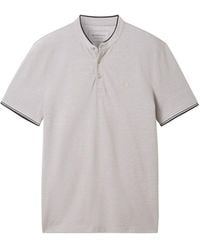 Tom Tailor - DENIM Poloshirt mit Stehkragen - Lyst