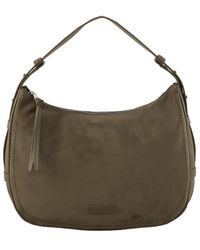 Tom Tailor - TTLYSA M Schultertasche in Velourleder-Optik - Lyst