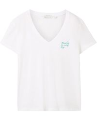 Tom Tailor - DENIM T-Shirt aus Bio-Baumwolle - Lyst