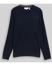 Tom Tailor - Basic Strickpullover mit Rundhalsausschnitt - Lyst
