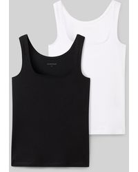 Tom Tailor - Basic Top im 2er-Pack - Lyst