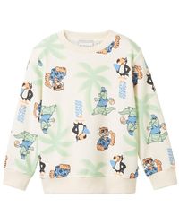 Tom Tailor - Jungen Sweatshirt mit Allover-Print - Lyst
