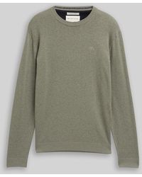 Tom Tailor - Basic Strickpullover aus Baumwolle - Lyst