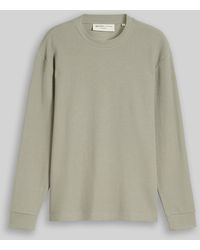 Tom Tailor - DENIM Relaxed Fit Langarmshirt mit Rippstruktur - Lyst