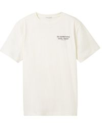 Tom Tailor - Jungen UV-Print T-Shirt mit Bio-Baumwolle - Lyst