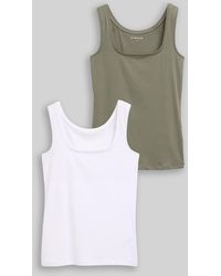 Tom Tailor - Basic Top im 2er-Pack - Lyst