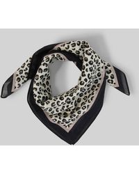Tom Tailor - DENIM Bandana Halstuch mit Leo-Print - Lyst