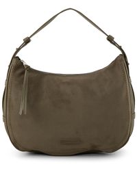 Tom Tailor - TTLYSA M Schultertasche in Velourleder-Optik - Lyst