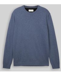 Tom Tailor - Strickpullover aus Baumwolle - Lyst