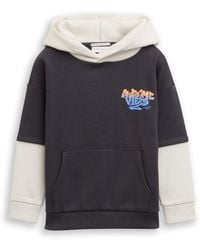 Tom Tailor - Jungen Hoodie Sweatshirt im 2-in-1-Look - Lyst