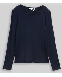 Tom Tailor - Basic Strickpullover mit Rundhalsausschnitt - Lyst