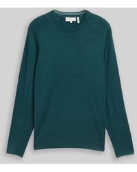 Tom Tailor - Basic Strickpullover mit Rundhalsausschnitt - Lyst