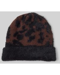 Tom Tailor - Beanie Mütze mit Leo-Print - Lyst