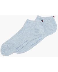 Tommy Hilfiger - 2-pack Flag Embroidery Trainer Socks - Lyst