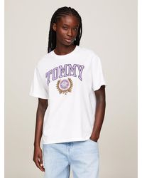 Tommy Hilfiger - Varsity Logo Relaxed Fit T-shirt - Lyst